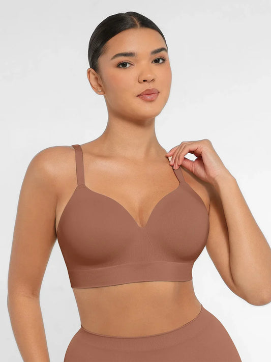 Lovisy Wireless Push-Up Seamless Comfort Full Coverage Bra