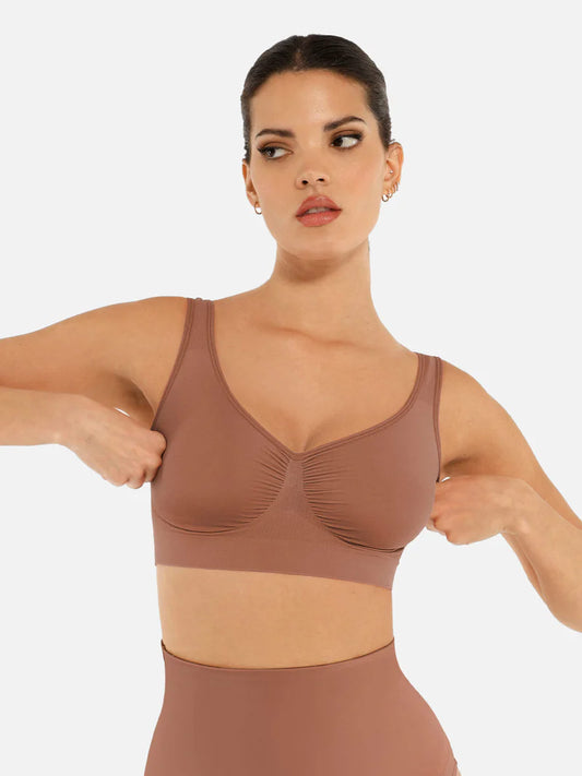 Lovisy No Underwire Wide Straps Everyday Bra