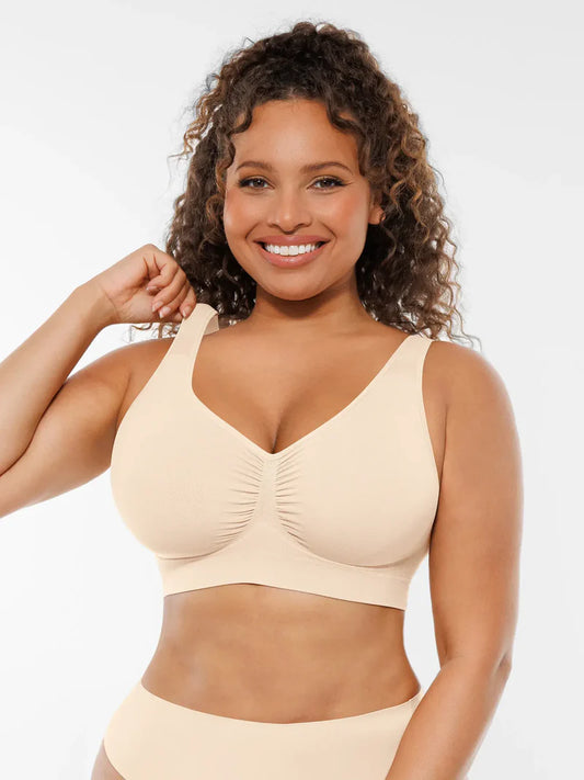Lovisy Seamless No Underwire Full Coverage Bra