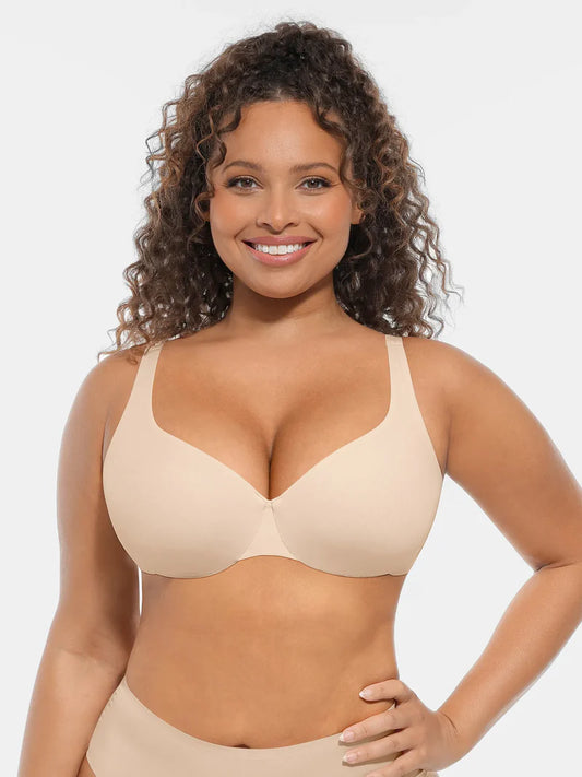 Lovisy Underwire Adjustable Deep V-neck Bra
