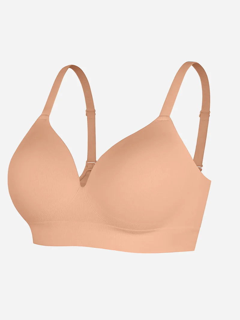 Lovisy Wireless Push-Up Seamless Comfort Full Coverage Bra