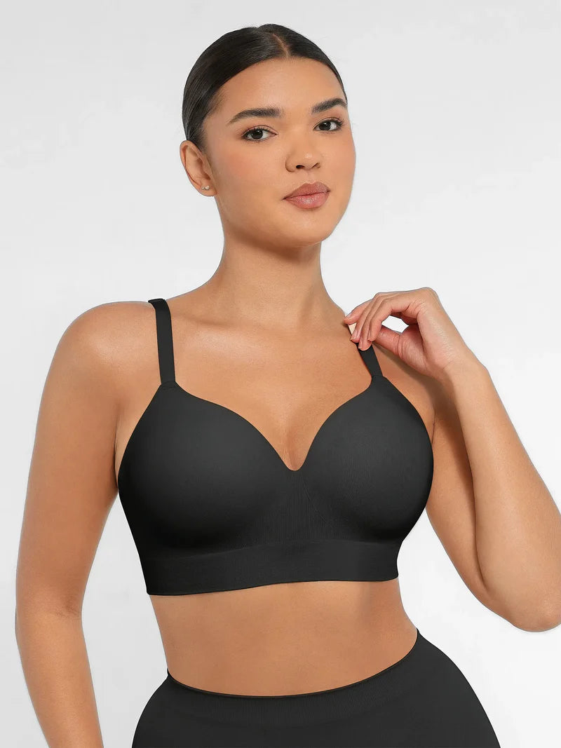 Lovisy Wireless Push-Up Seamless Comfort Full Coverage Bra